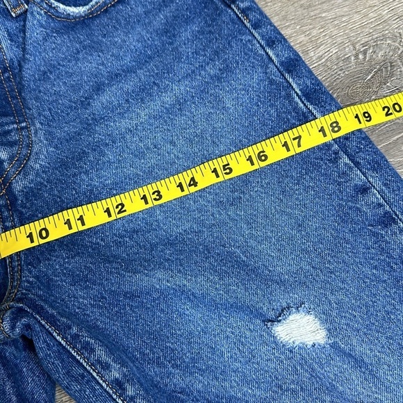 Levi’s Premium Wedgie Straight Fit Women’s Jeans Distressed Medium Wash Size 28 - Picture 10 of 13